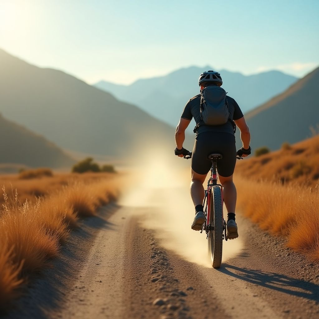 Gravel Bike en un camino de tierra